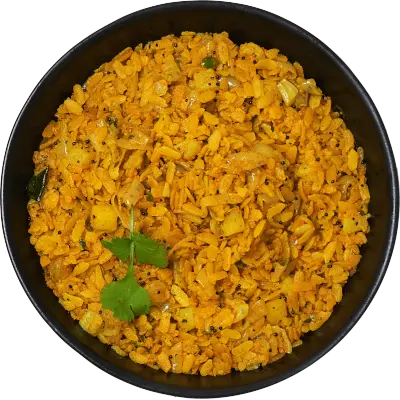 [Spiced rice flakes] Masala Poha 